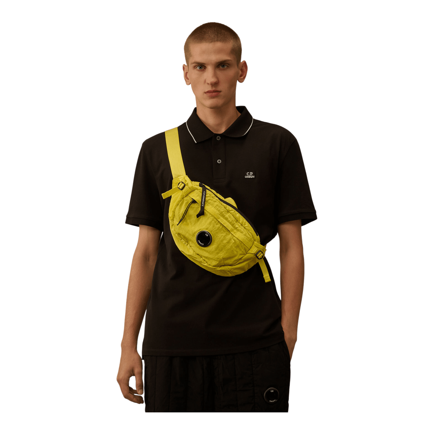 UNIT Hamburg - C.P. Company Waistbag – Nylon B mit Objektiv - Detail, gelb - C.P. Company