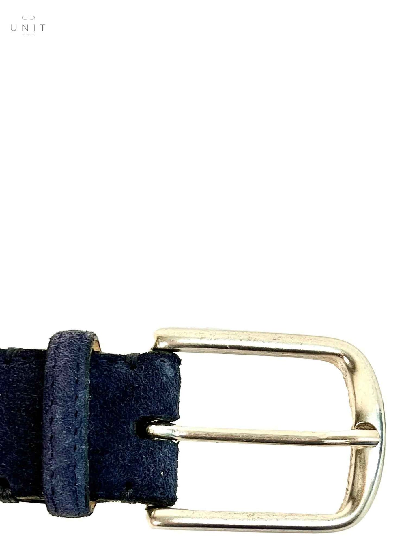 Fausto Colato, Gürtel aus Antilopenleder, blau