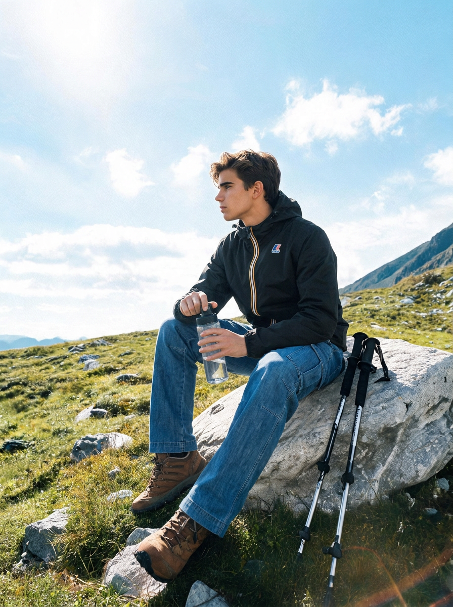 K-Way Le Vrai 4.0 Claude Warm Jacket Oliv