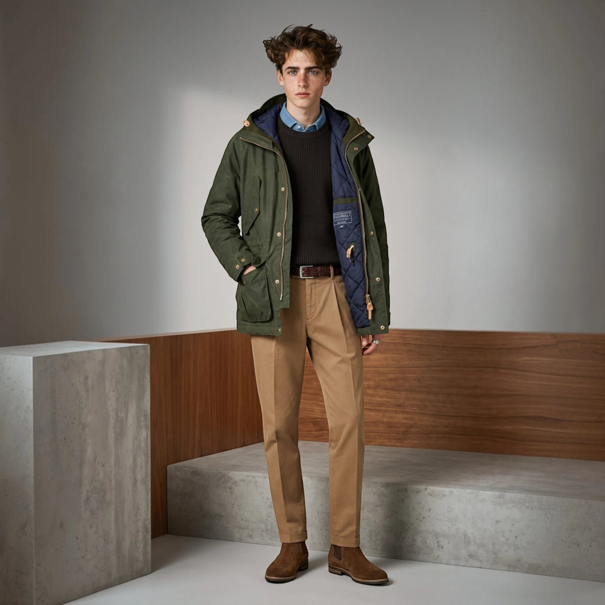 Manifattura Ceccarelli Fisherman Parka Dark Green