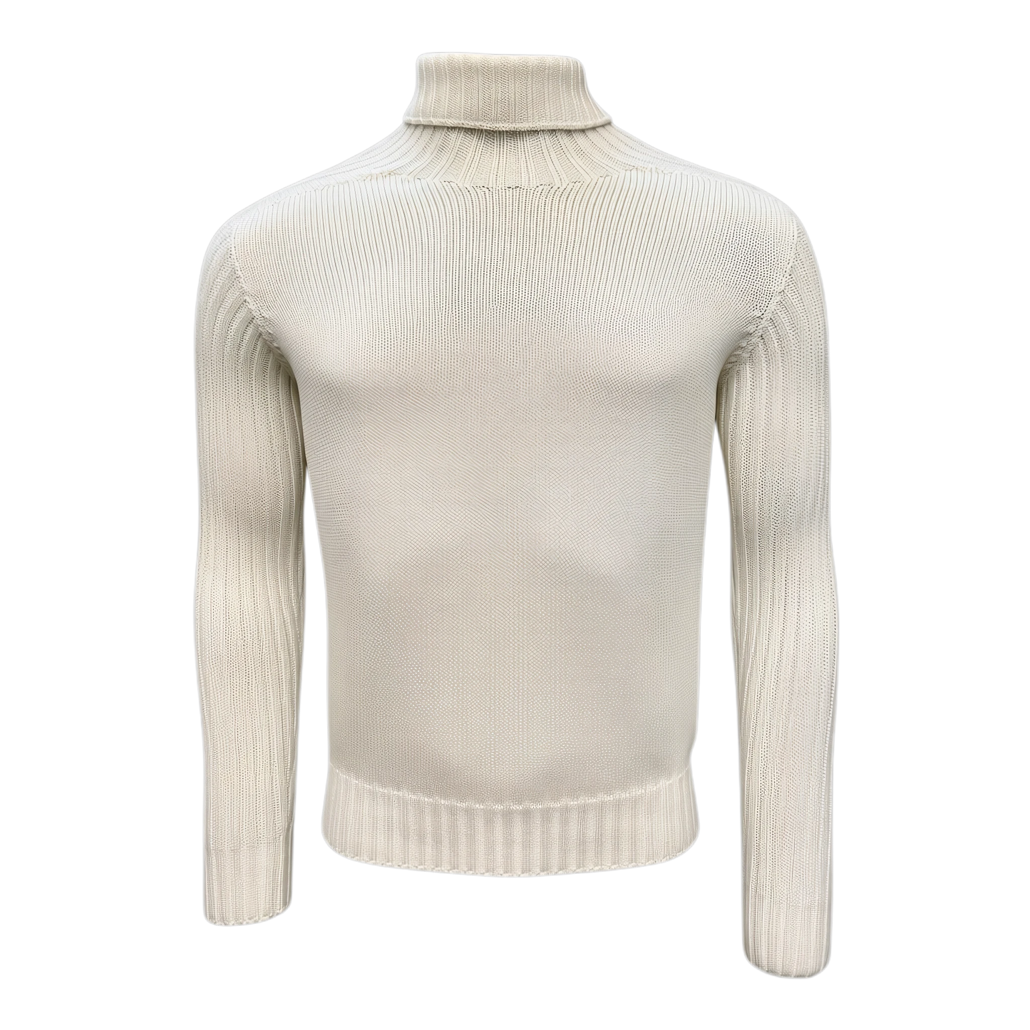 Gran Sasso Rollkragenpullover aus Rainwool in Wollweiss - UNIT Hamburg