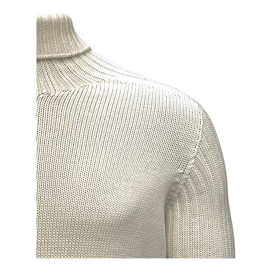 Gran Sasso Rollkragenpullover aus Rainwool in Wollweiss - UNIT Hamburg
