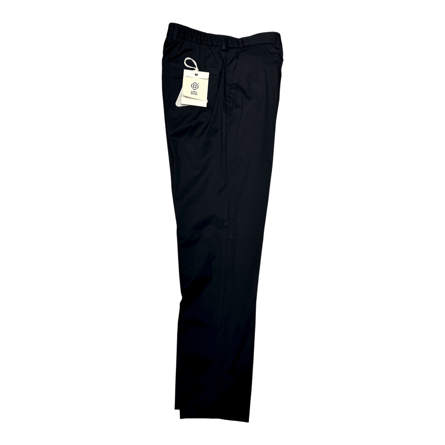 UNIT Hamburg - GTA, DAVIDE, Sommerhose mit Komfortbund, schwarz - GTA il Pantalone