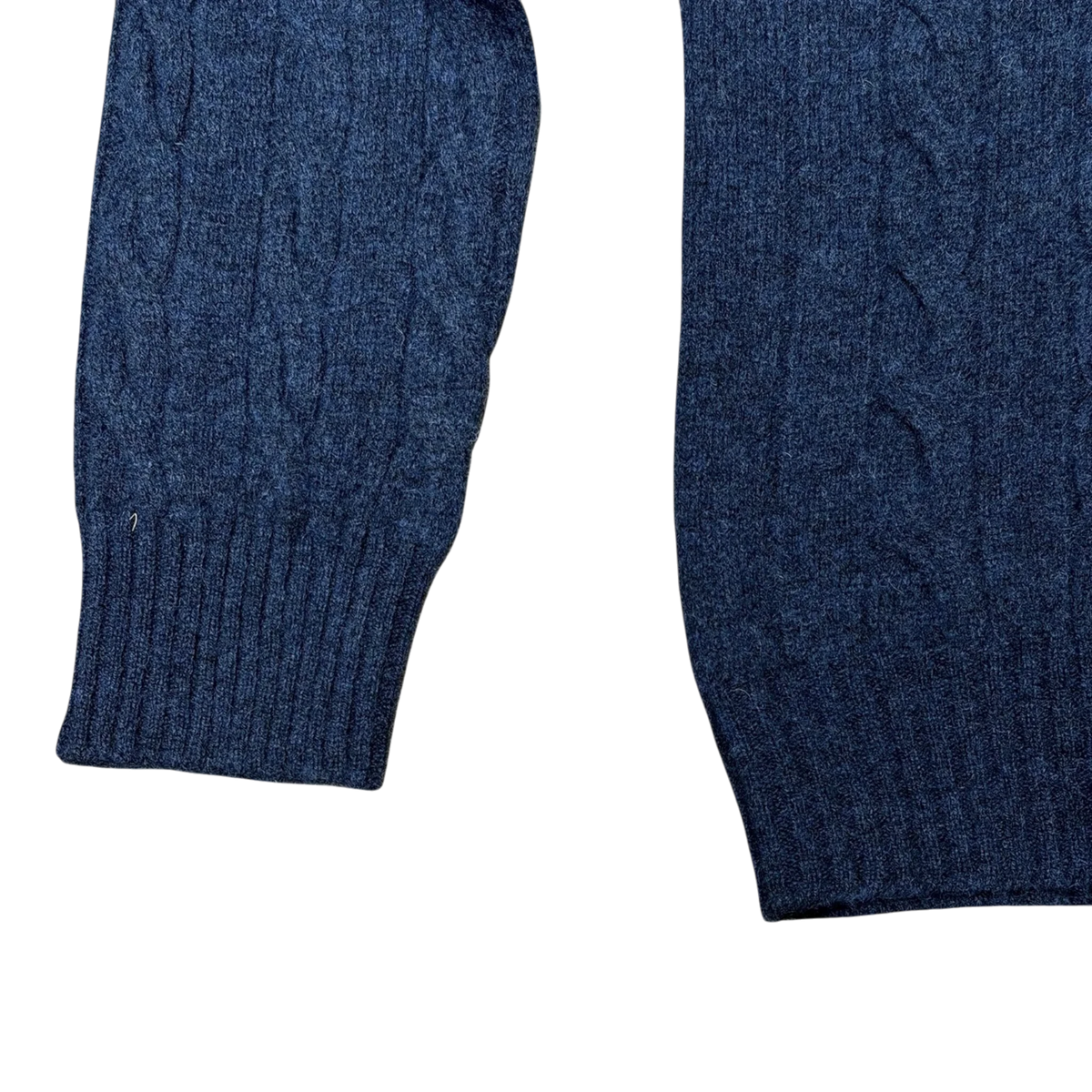 Gran Sasso Cardigan aus Shetland-Wolle, blau