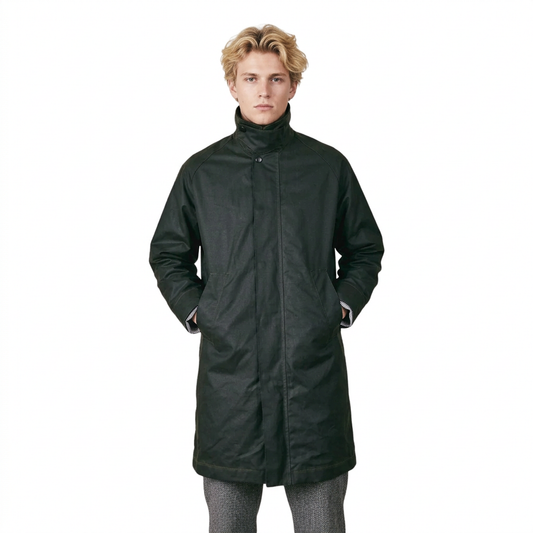 Brixtol, Hayden, Wachsjacke in Olive - UNIT Hamburg