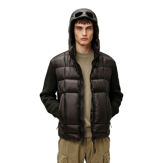 C.P. Company, D.D. Shell Merino Goggle Jacket, schwarz - UNIT Hamburg