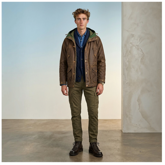Manifattura Ceccarelli Fisherman Parka braun - UNIT Hamburg