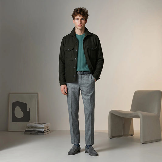 Manifattura Ceccarelli Wool Cruiser, dunkelgrün - UNIT Hamburg