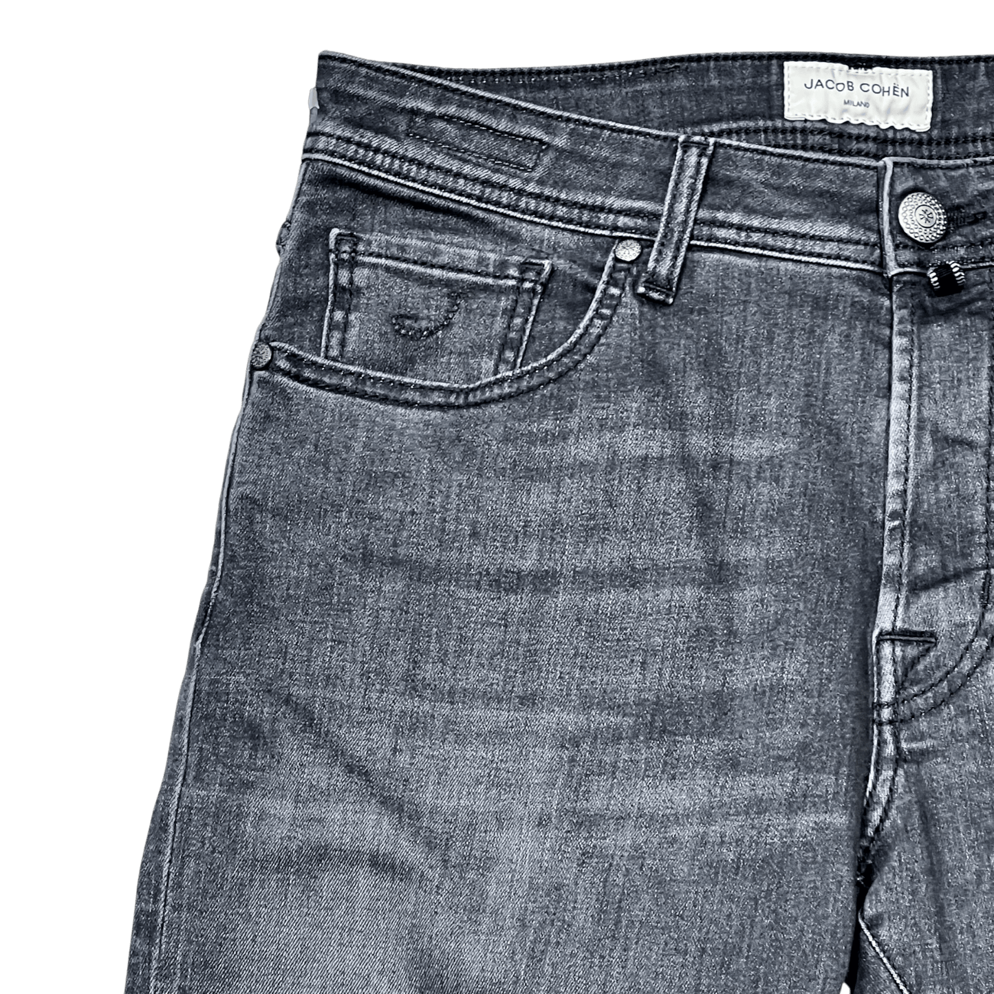 UNIT Hamburg - Jacob Cohën, Bard, grau, dark grey label - Jacob Cohën