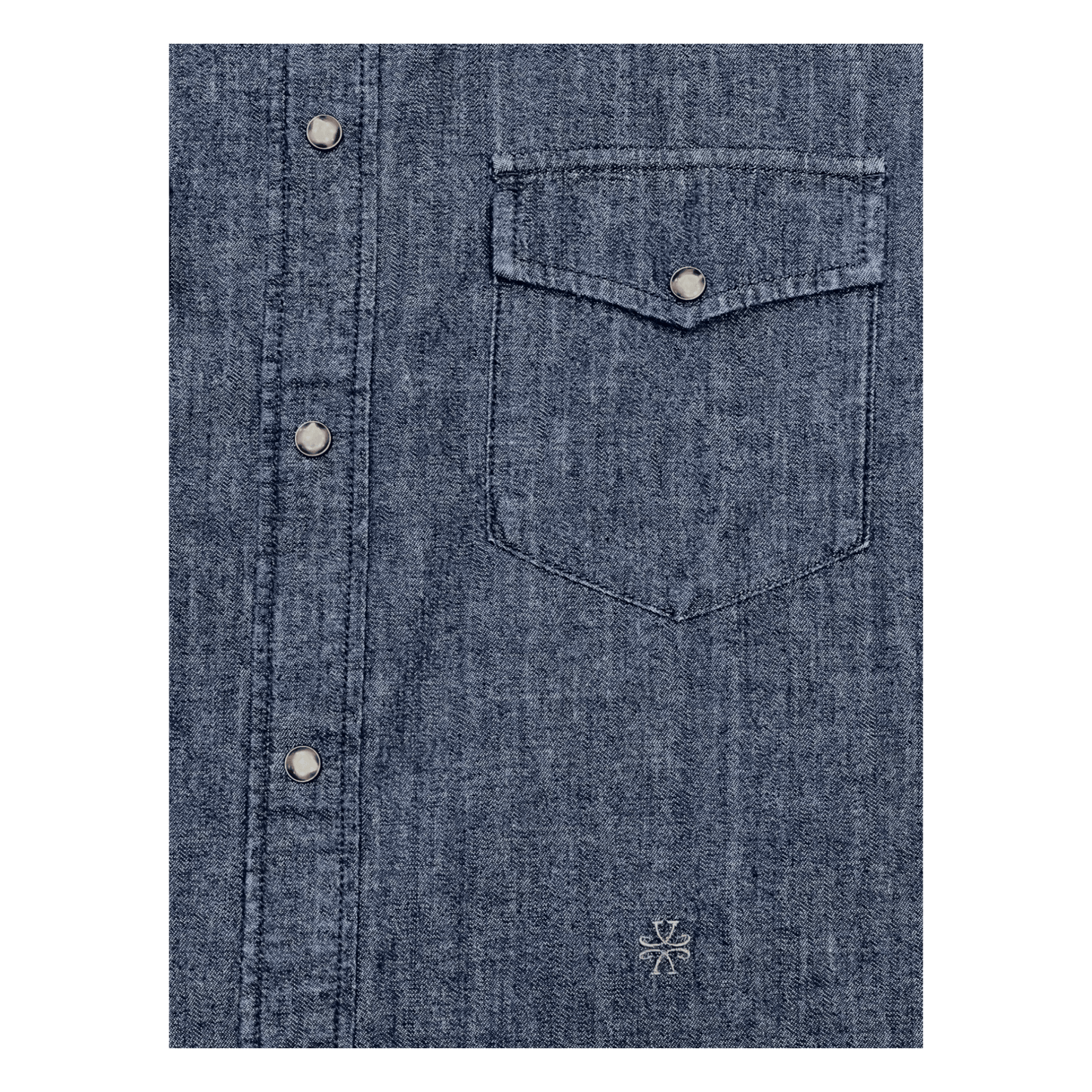UNIT Hamburg - Jacob Cohën, Denim Westernshirt, one washed, dark blu - Jacob Cohën