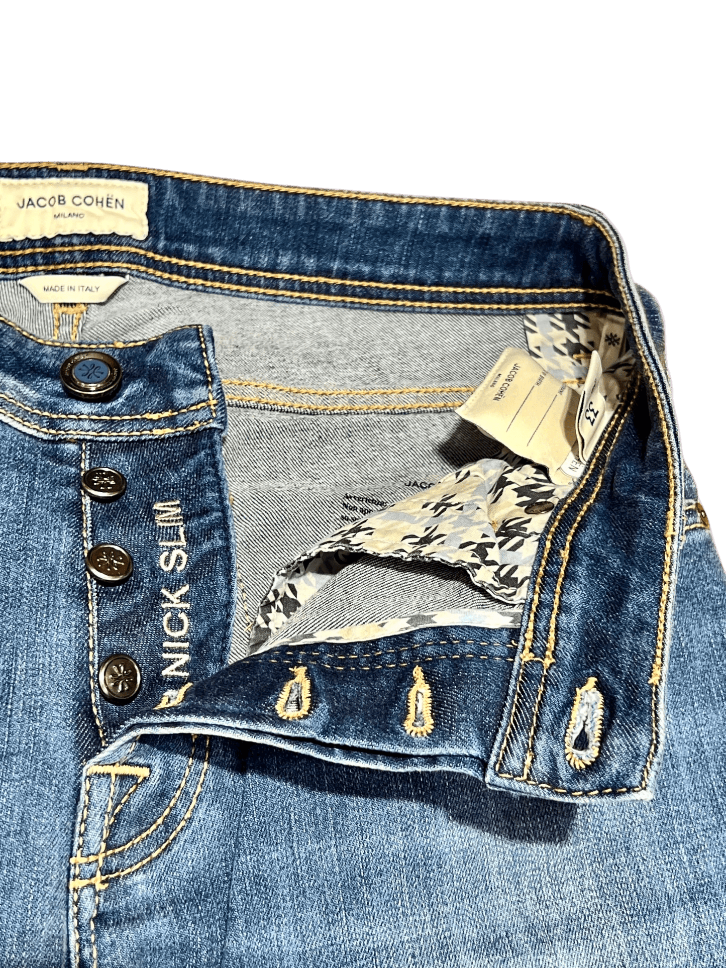 UNIT Hamburg - Jacob Cohën, Nick Slim, Jeans mittelblau - Jacob Cohën