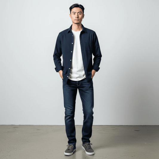 UNIT Hamburg - Jacob Cohën, RW LIGHT WOOL Overshirt Jacke, beige - Jacob Cohën