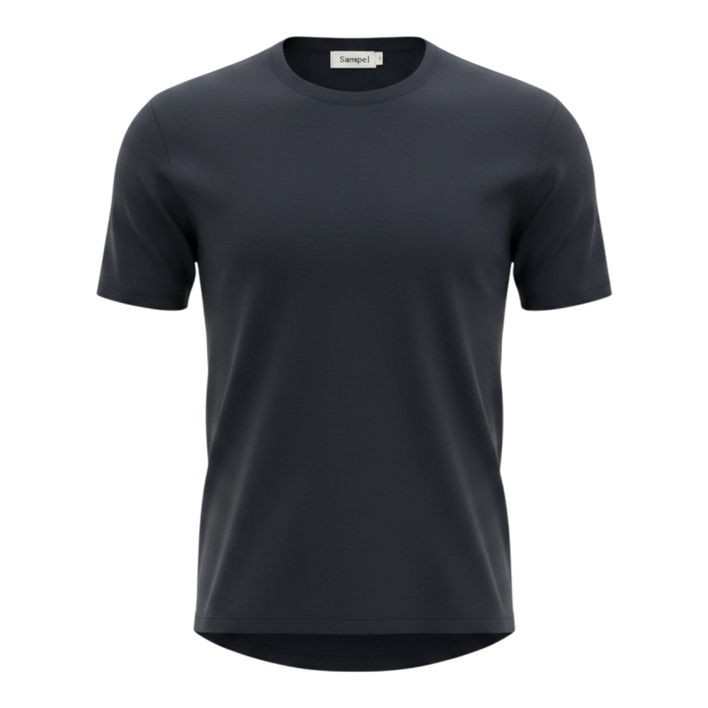 Sunspel schweres Supima T-Shirt Relaxed Fit, dark navy