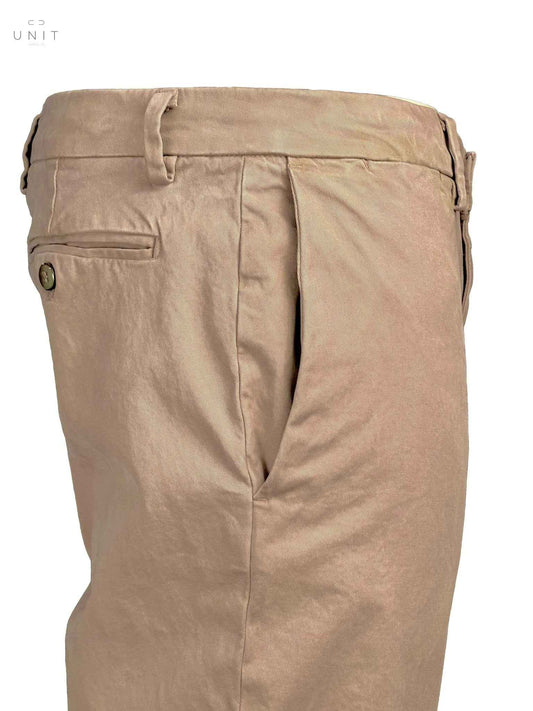 Never Laundry,  Baumwolltwillhose, sand