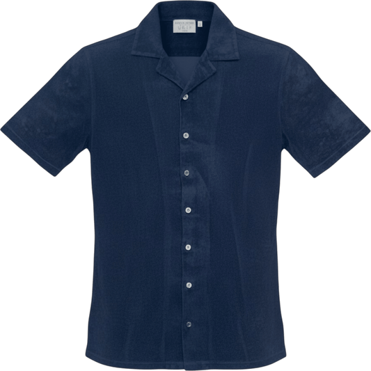 UNIT Hamburg - Never Laundry, Frottee - Hemd, Mailandblau - Never Laundry