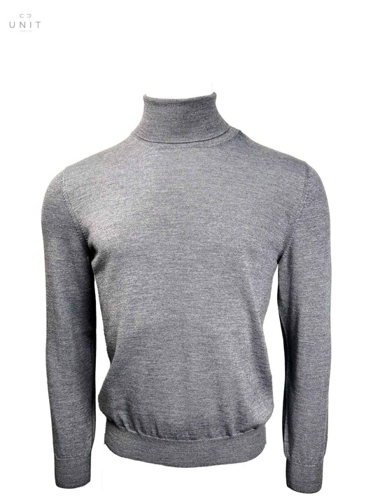 Never Laundry, Merino Rollkragen, grau