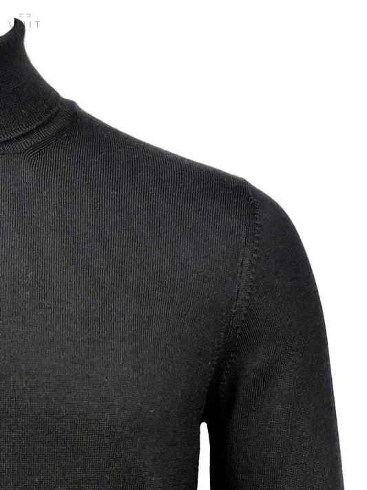 Never Laundry, Rollkragen, schwarz