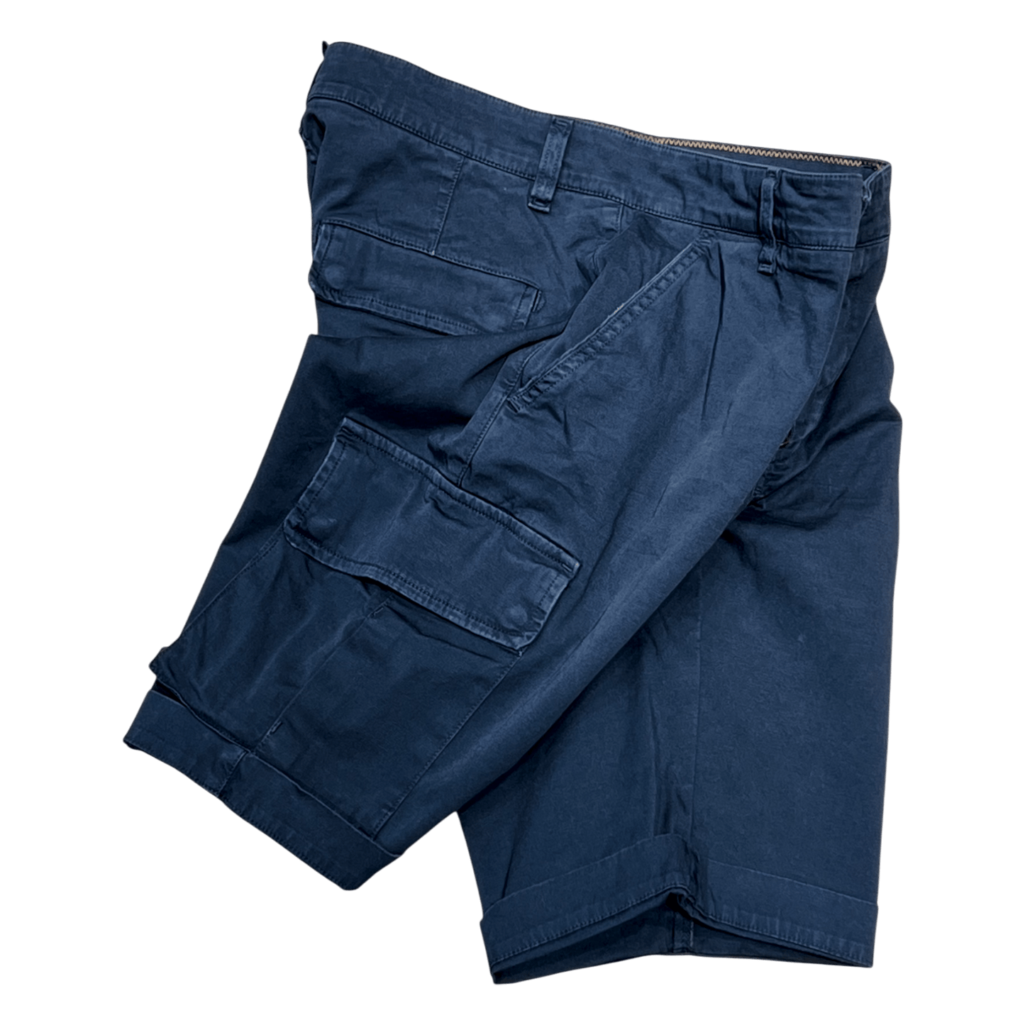 UNIT Hamburg - Never Laundry, Santiago Cargo Bermuda, navy - Never Laundry