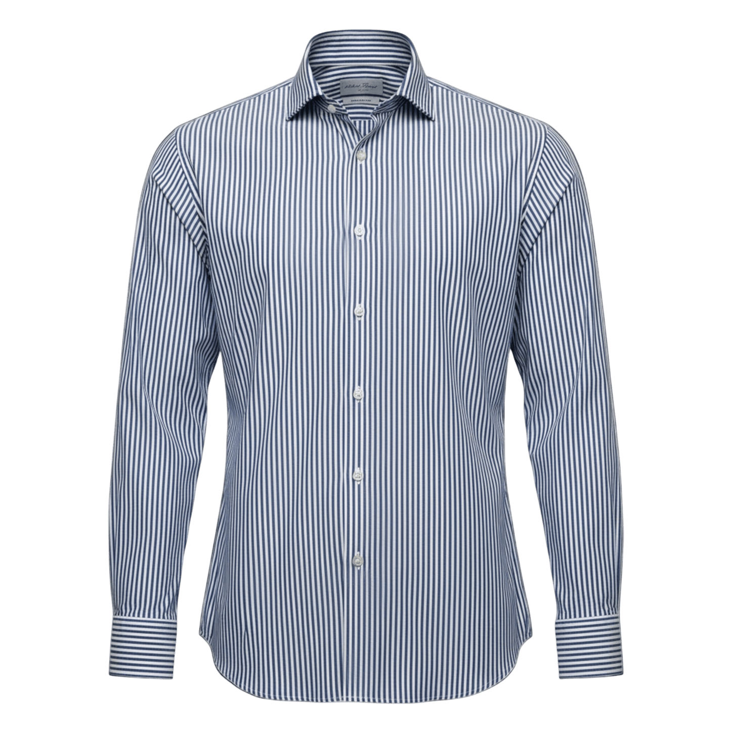 UNIT Hamburg - Never Laundry, Slim Fit, Baumwolle, weiß dunkelblau gestreift - Never Laundry