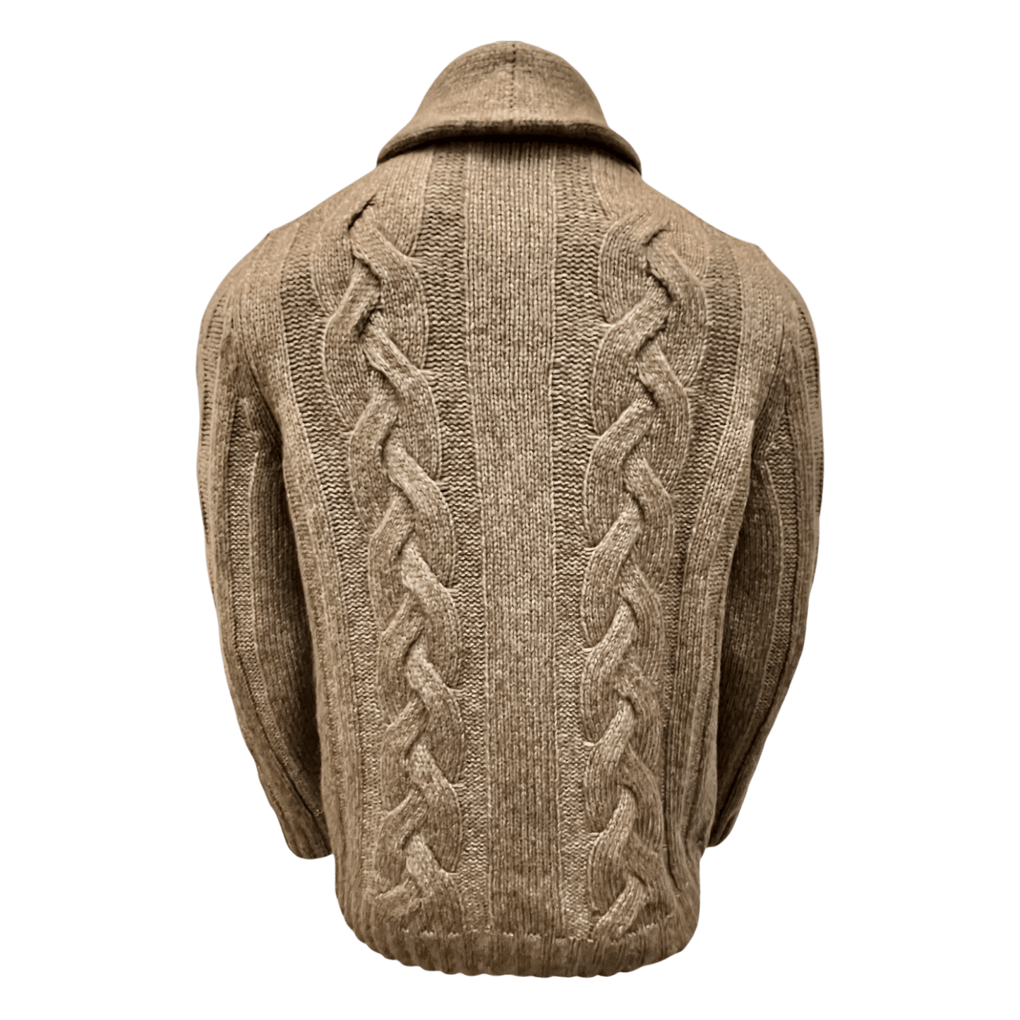 UNIT Hamburg - Never Laundry Zopfstrick Cardigan – Strickjacke, mittelbraun - Never Laundry