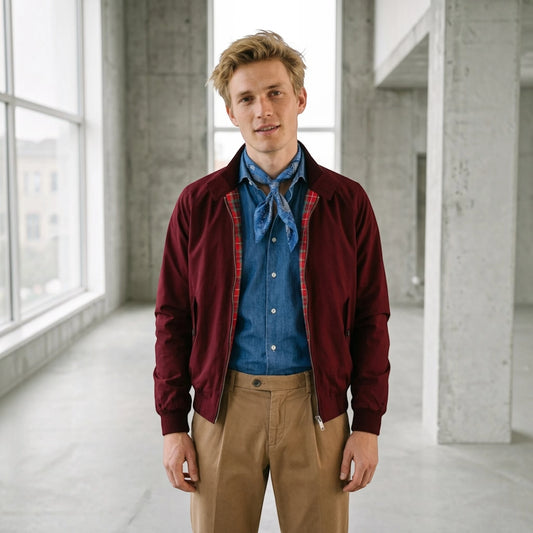 Baracuta G9 Harrington Blouson, Tawny Port, dunkelrot