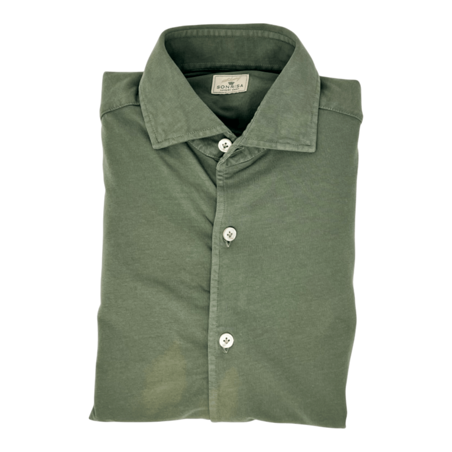UNIT Hamburg - Sonrisa, das ideale Jersey Hemd, Oliv - Sonrisa