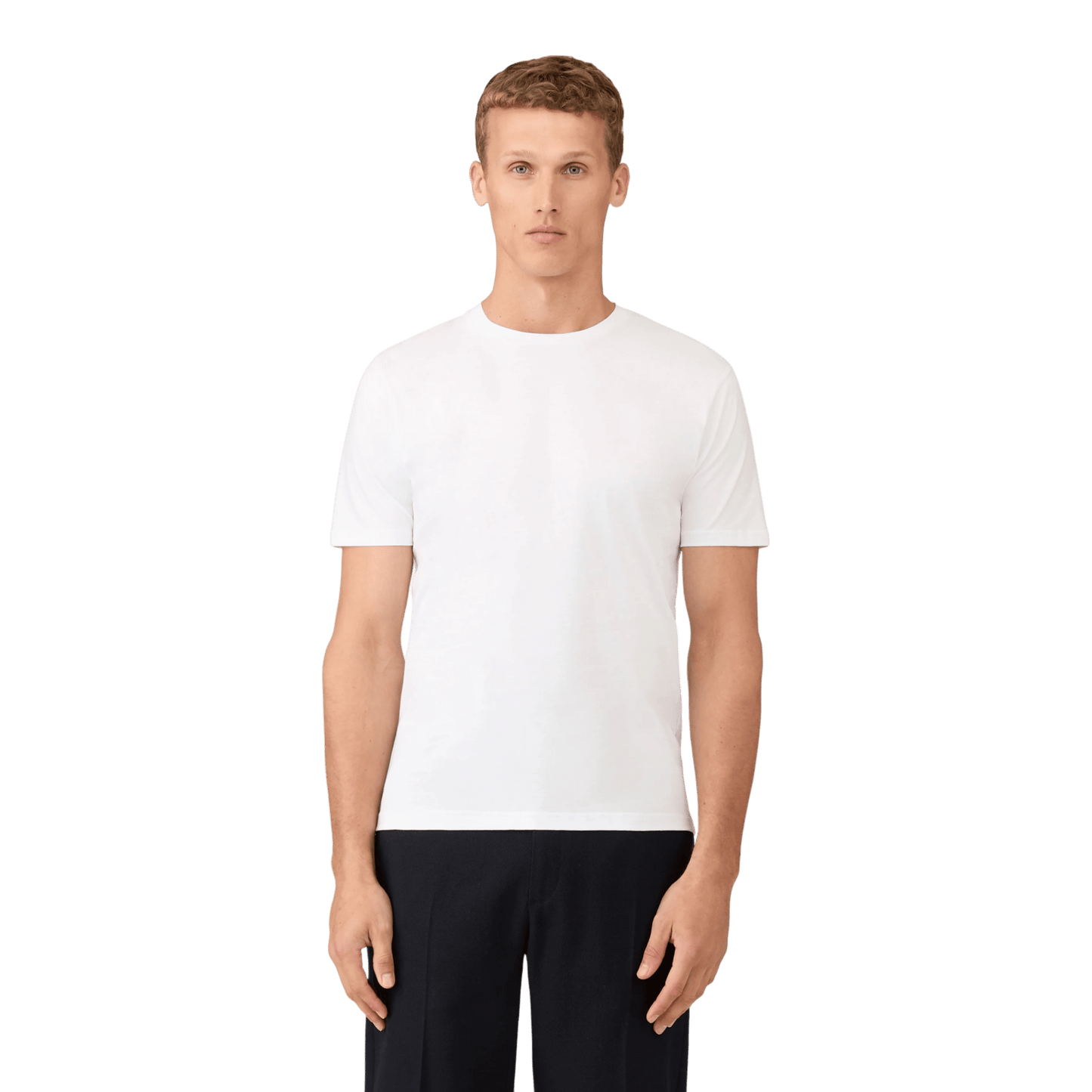 UNIT Hamburg - Sunspel, Riviera T-Shirt, Rundhals, weiß - Sunspel