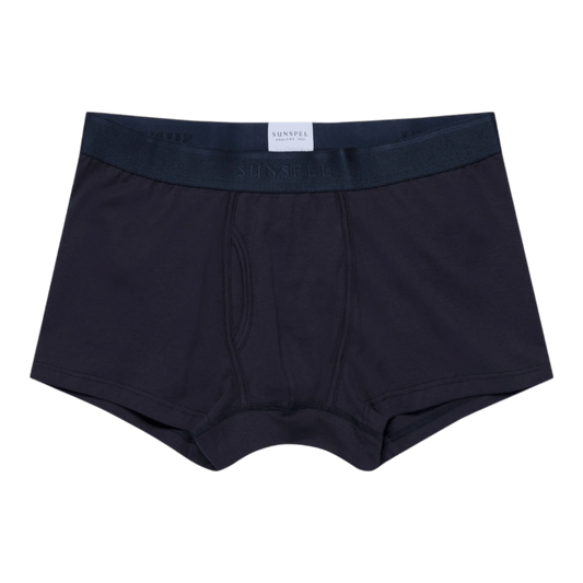UNIT Hamburg - Sunspel Superfine Trunk Navy – Herren - Trunks, navy - Sunspel
