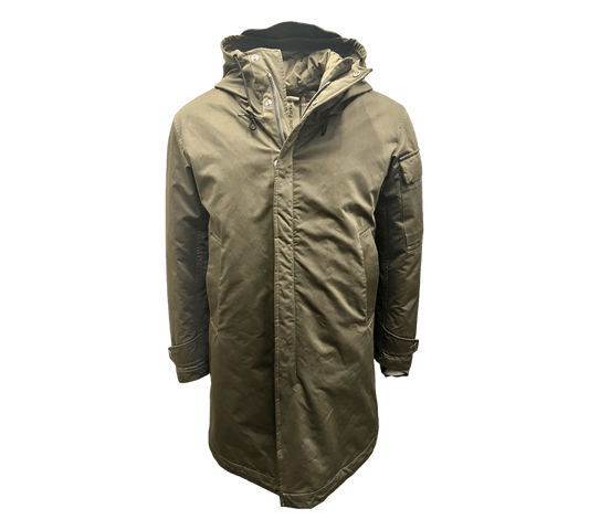 Ten C, Rainstorm Parka, Micro Thin, oliv - UNIT Hamburg