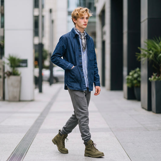 ASPESI, Selvedge Denim Overshirt, dunkeblau - UNIT Hamburg