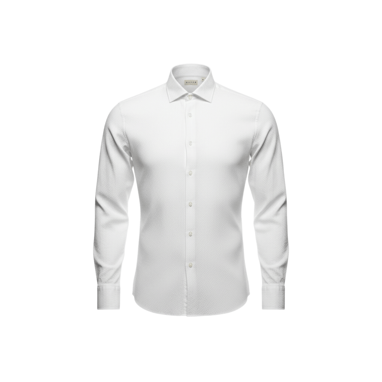 UNIT Hamburg - Xacus Seersucker Hemd Weiß – Made in Italy - Xacus
